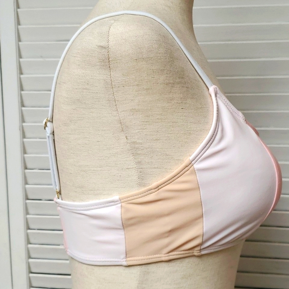NWT Cabana del Sol Surf Sand Sol Color Block Bikini Set Size M - Picture 4 of 8